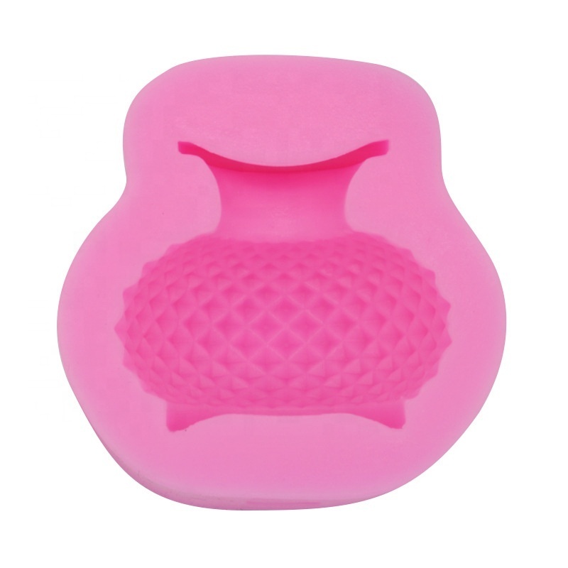 Fondant Mold Epoxy Pendant Mould Keychain Crafts Silicone Mold Vase Flower Pot Aromatherapy Gypsum Diffuser Decoration