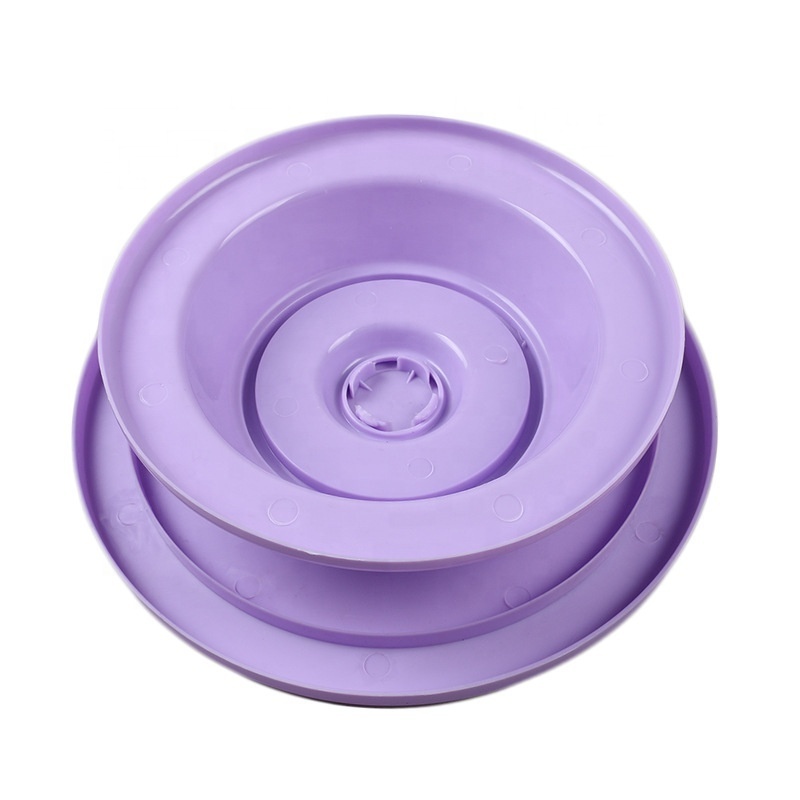 Plastic Rotating 11 Inch Cake Turntable Anti-skid Round Cake Stand Kitchen DIY Cake Decorating Baking Tools