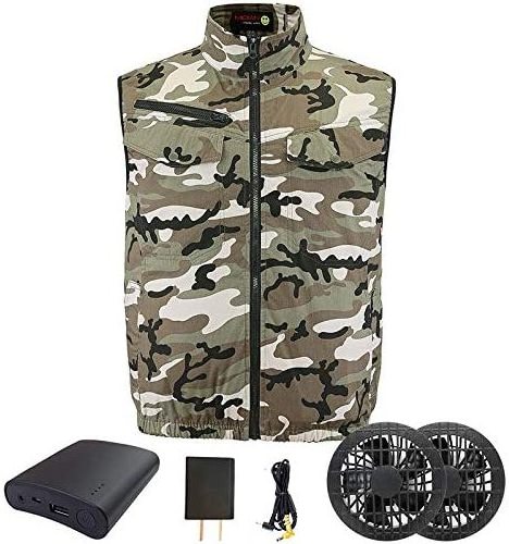 MIDIAN Air-conditioning Suit Vest Outdoor Cooling Workwear Waistcoat Uniform Gilet UV Cut Waterproof Heat Stroke Countermeasures