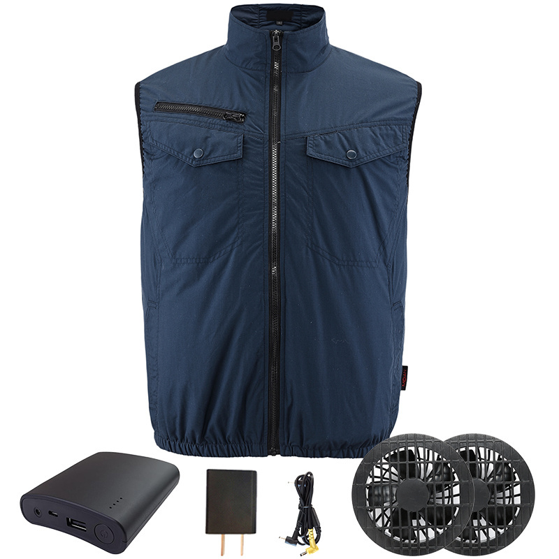 MIDIAN Air-conditioning Suit Vest Outdoor Cooling Workwear Waistcoat Uniform Gilet UV Cut Waterproof Heat Stroke Countermeasures