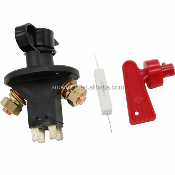 Universal Automobile Motorcycle Car Truck Boat Battery Isolator Disconnect Cut Off Power Kill Switch