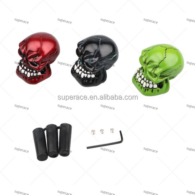 Skull Handle Booster Car Manual Gear Shift Knob Shifter Lever Personalized Modification Resin