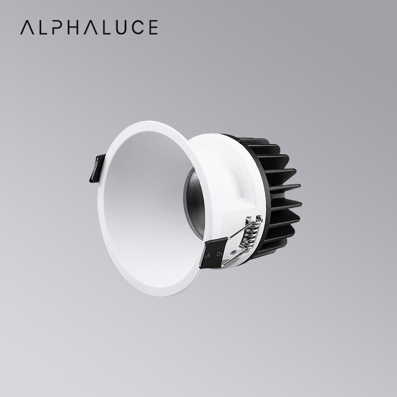 Ip54 Bathroom Fixed 7W 10W Dc24V Cob Led Downlight Anti-Glaring Dali Dimmable Commercial Led Lighting