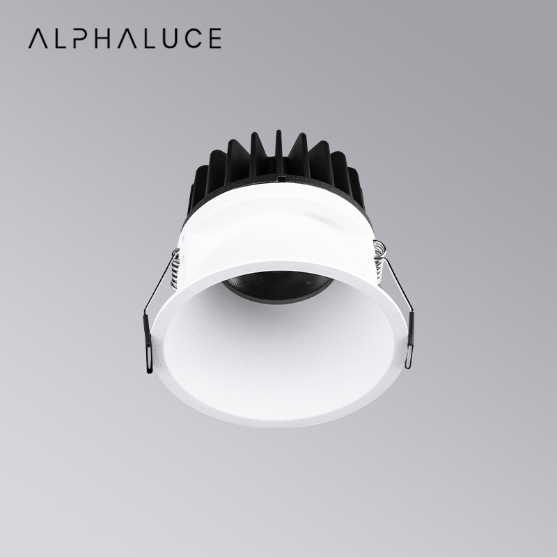 Ip54 Bathroom Fixed 7W 10W Dc24V Cob Led Downlight Anti-Glaring Dali Dimmable Commercial Led Lighting