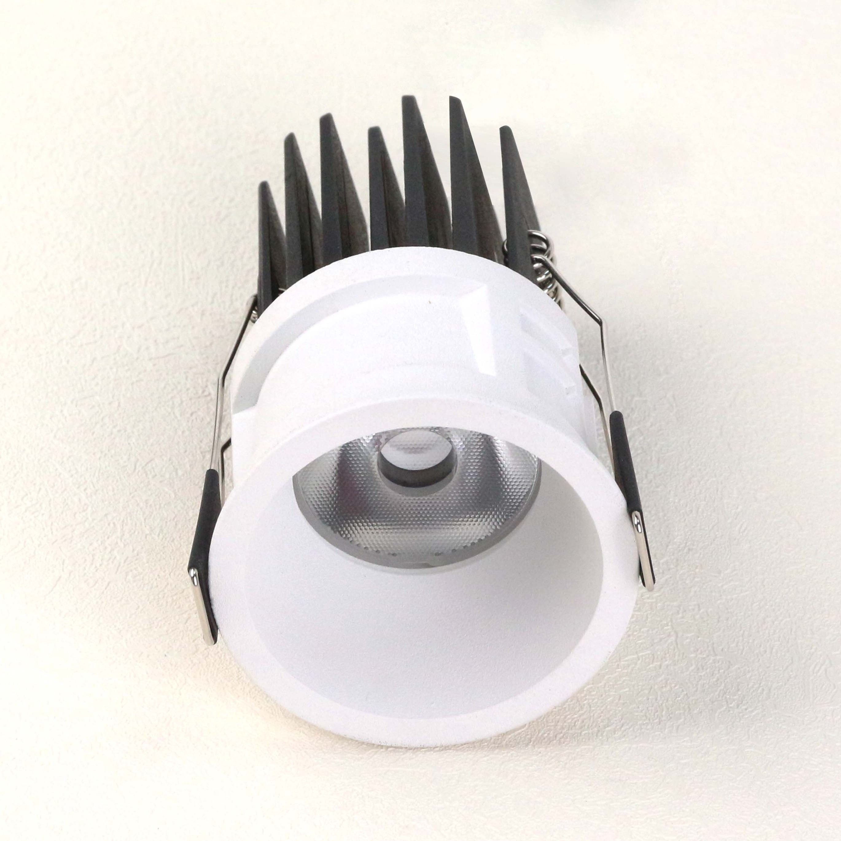 Indoor Lighting Design 7W 10W Narrow Small trim Recessed LED Downlight for Bar Hotel Home