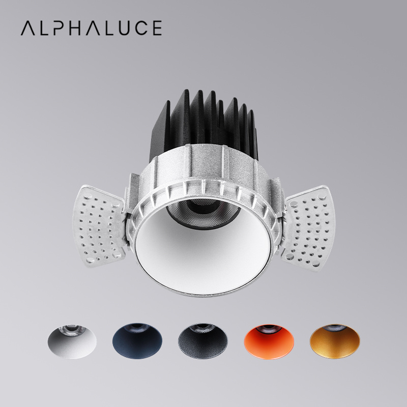 Modern New products Aluminium Deep recessed led Trimless downlight Lighting Fixture led ceiling light