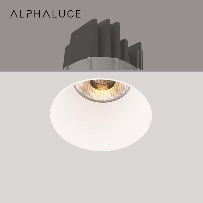 Modern New products Aluminium Deep recessed led Trimless downlight Lighting Fixture led ceiling light