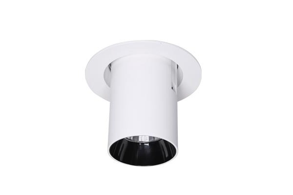 Tube ceiling recessed light adjustable and commercial LED focus light fixture