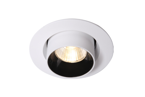 Tube ceiling recessed light adjustable and commercial LED focus light fixture