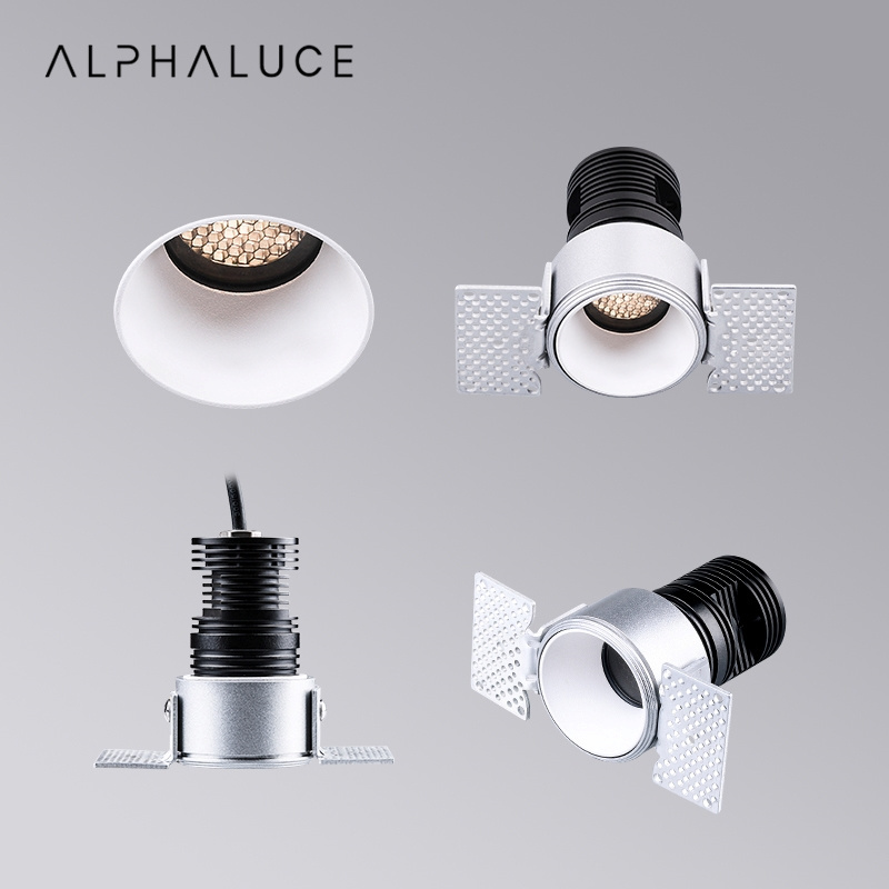 Anti-Glare Deep Led Cob Recessed Down Lighting Dimmable Waterproof Outdoor Led Ip65 Downlight