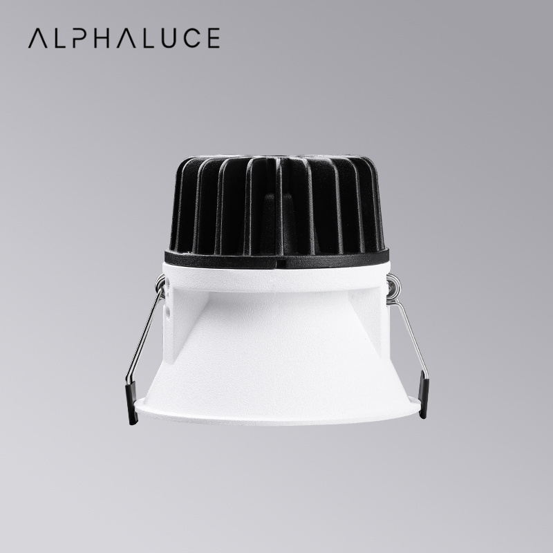 Ip54 Bathroom Fixed 7W 10W Dc24V Cob Led Downlight Anti-Glaring Dali Dimmable Commercial Led Lighting