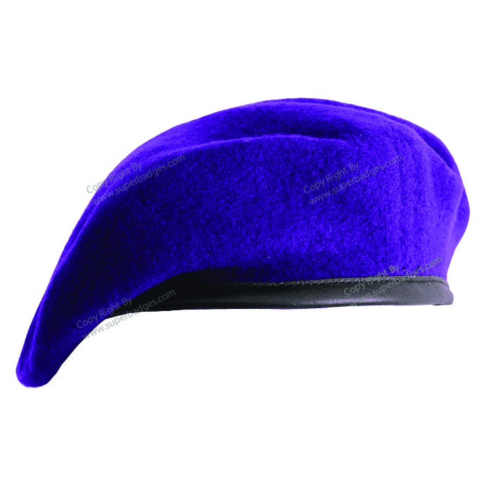 Unisex custom embroidered hats wool felt Black beret Officer Uniform Hats With Unique Quality Design