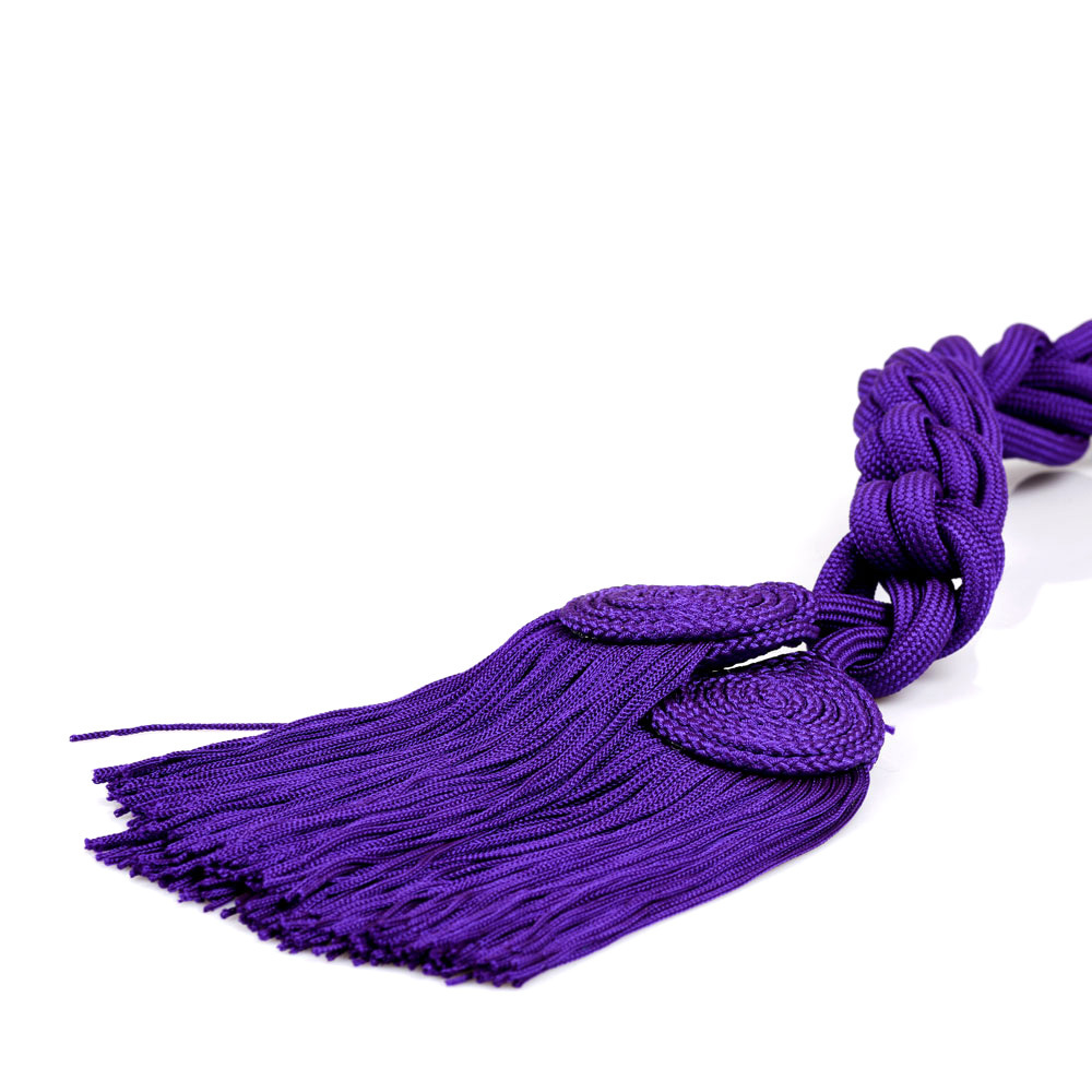 Wholesale Price Purple Cincture Cord with Flat Tassels Priests Church Pectoral Cincture Rope For Cross