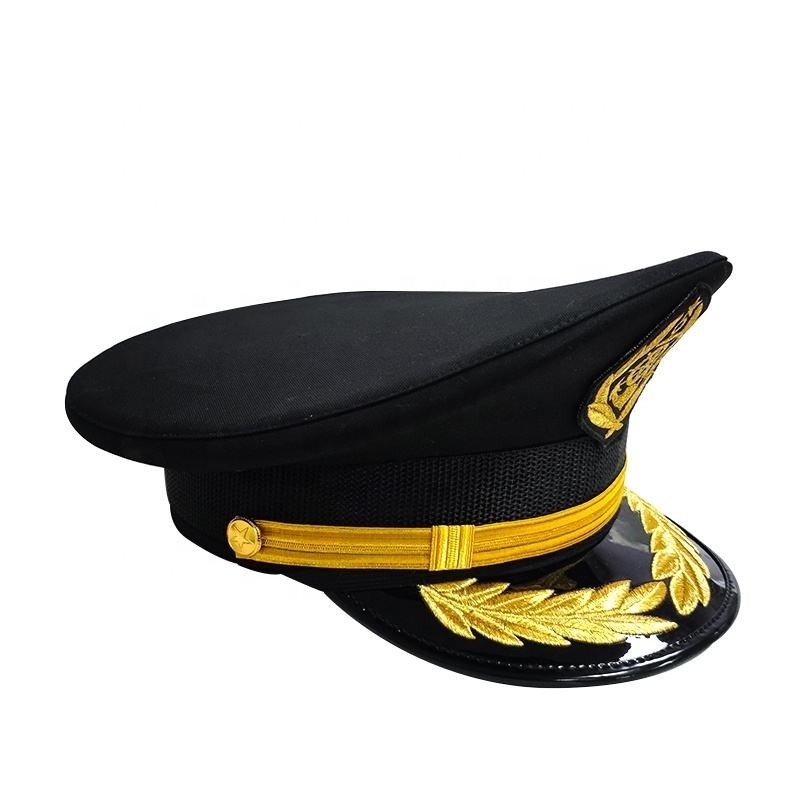 Custom cap badge airline officer uniform captain cap service caps