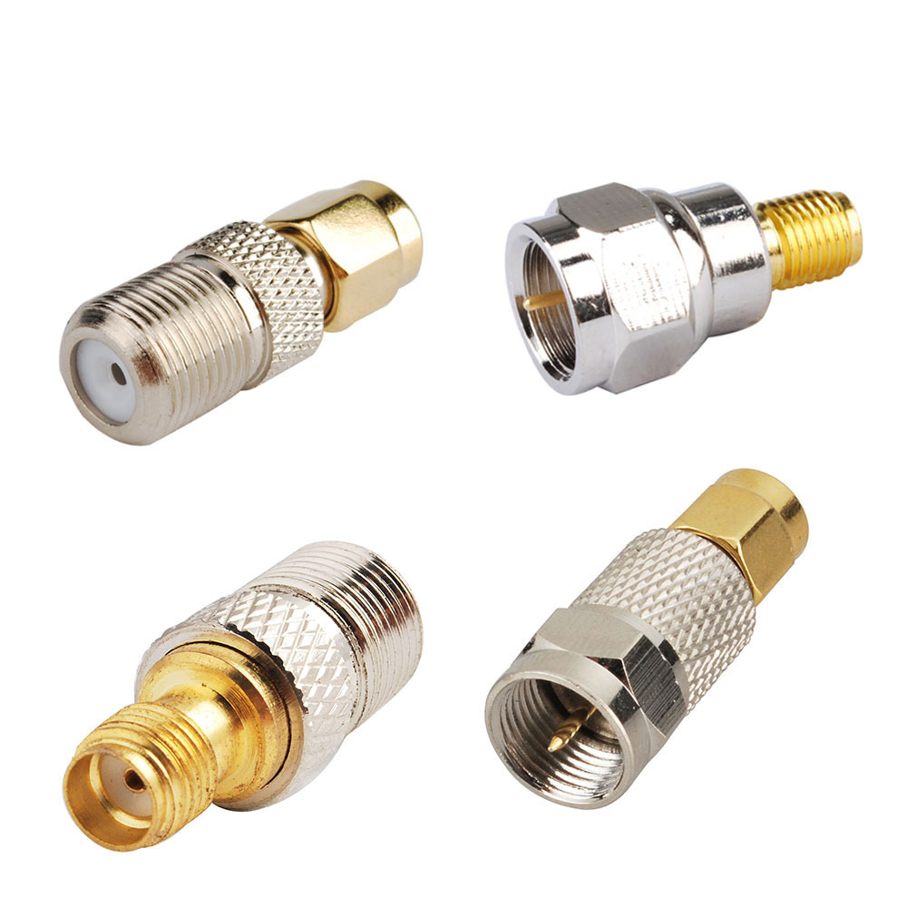 4PCS DAB/DAB+/FM/AM Car Radio Aerial Adapter Connector F-SMA Adapter Test Converter Kit Set