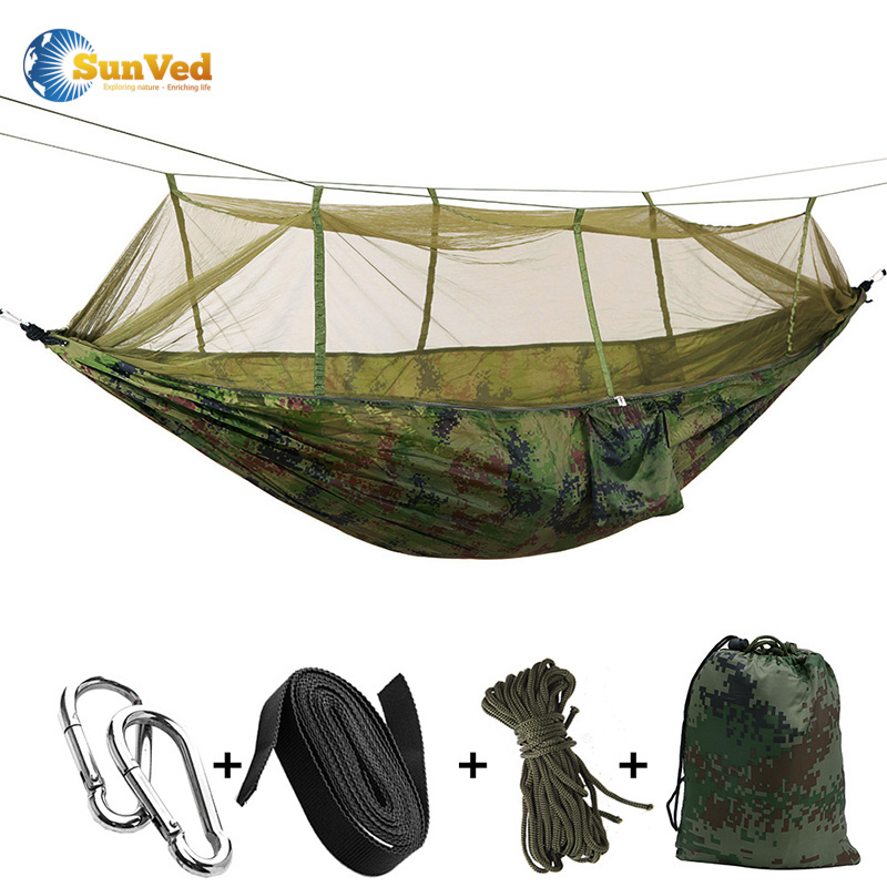 2023 New Type Household Hanging Tent Swing Mosquito Net Hammock Camping Mosquito Prevention Double Hammock