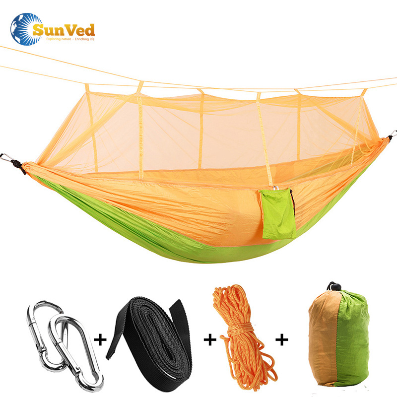 New Fast Release Tent Hammock Hanging Portable Lightweight Camping Anti-mosquito Sleeping outdoors Hammock