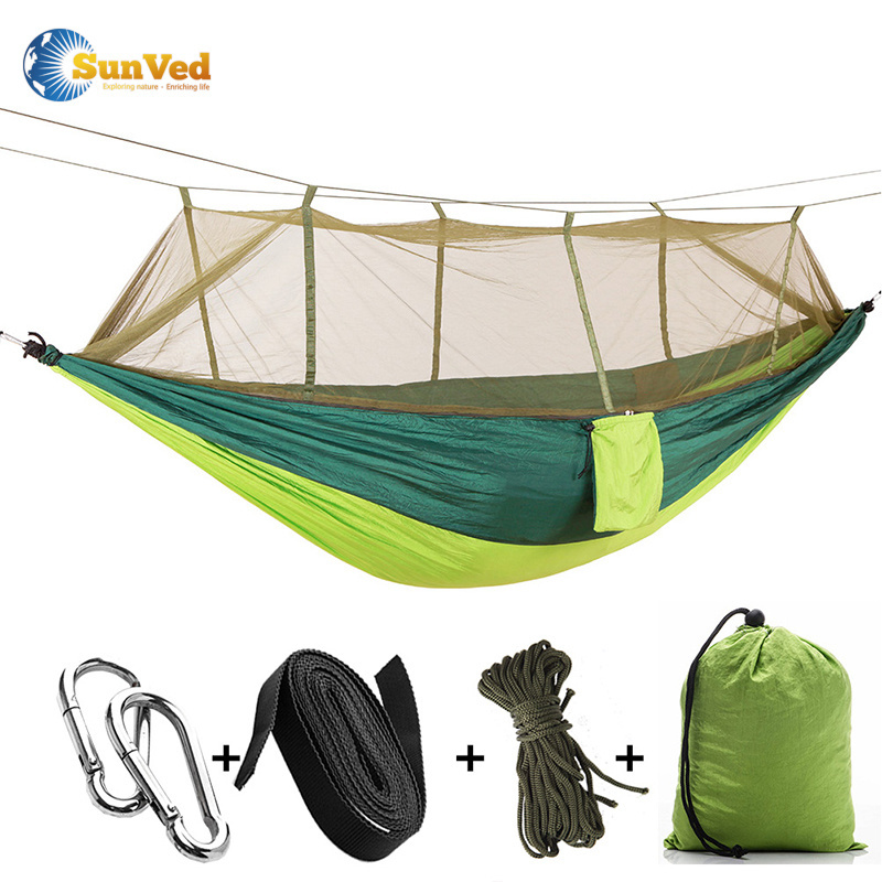 New Fast Release Tent Hammock Hanging Portable Lightweight Camping Anti-mosquito Sleeping outdoors Hammock