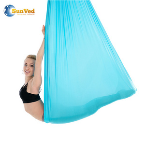 Elastic Pilates nylon parachute aerial yoga hammock