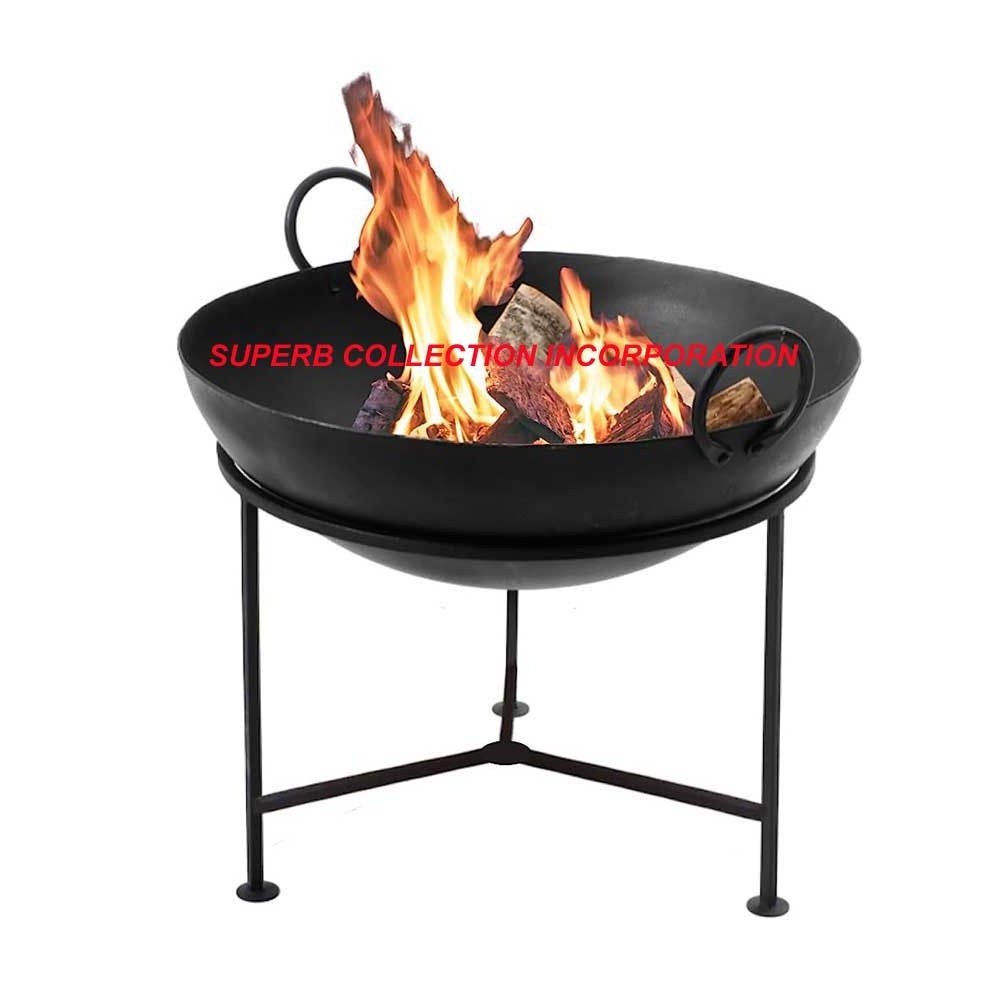 Luxury Black table Top Burning Fire Bowl Pit on Hot Sale