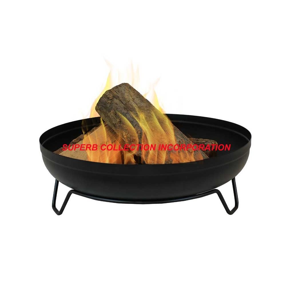 Luxury Black table Top Burning Fire Bowl Pit on Hot Sale