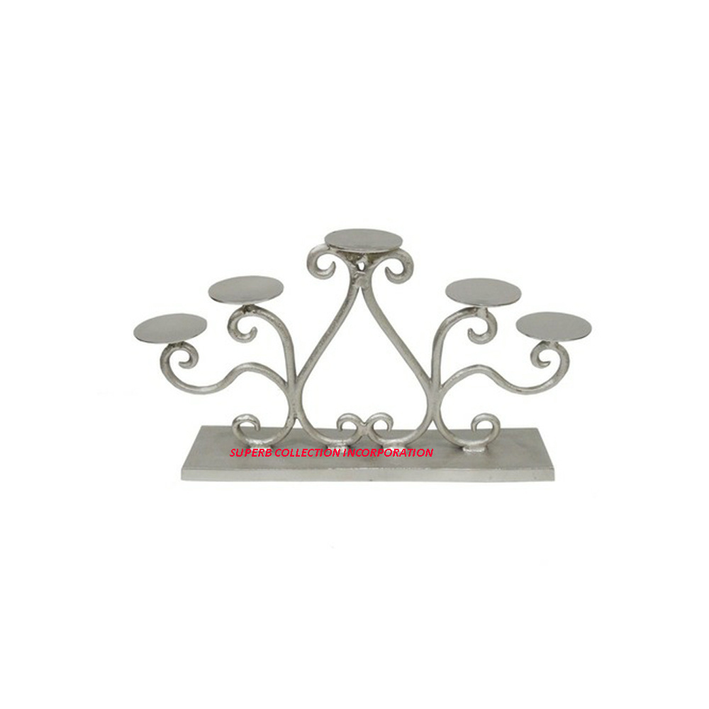 Gray Top Selling Wrought Iron Tea light holders made in India