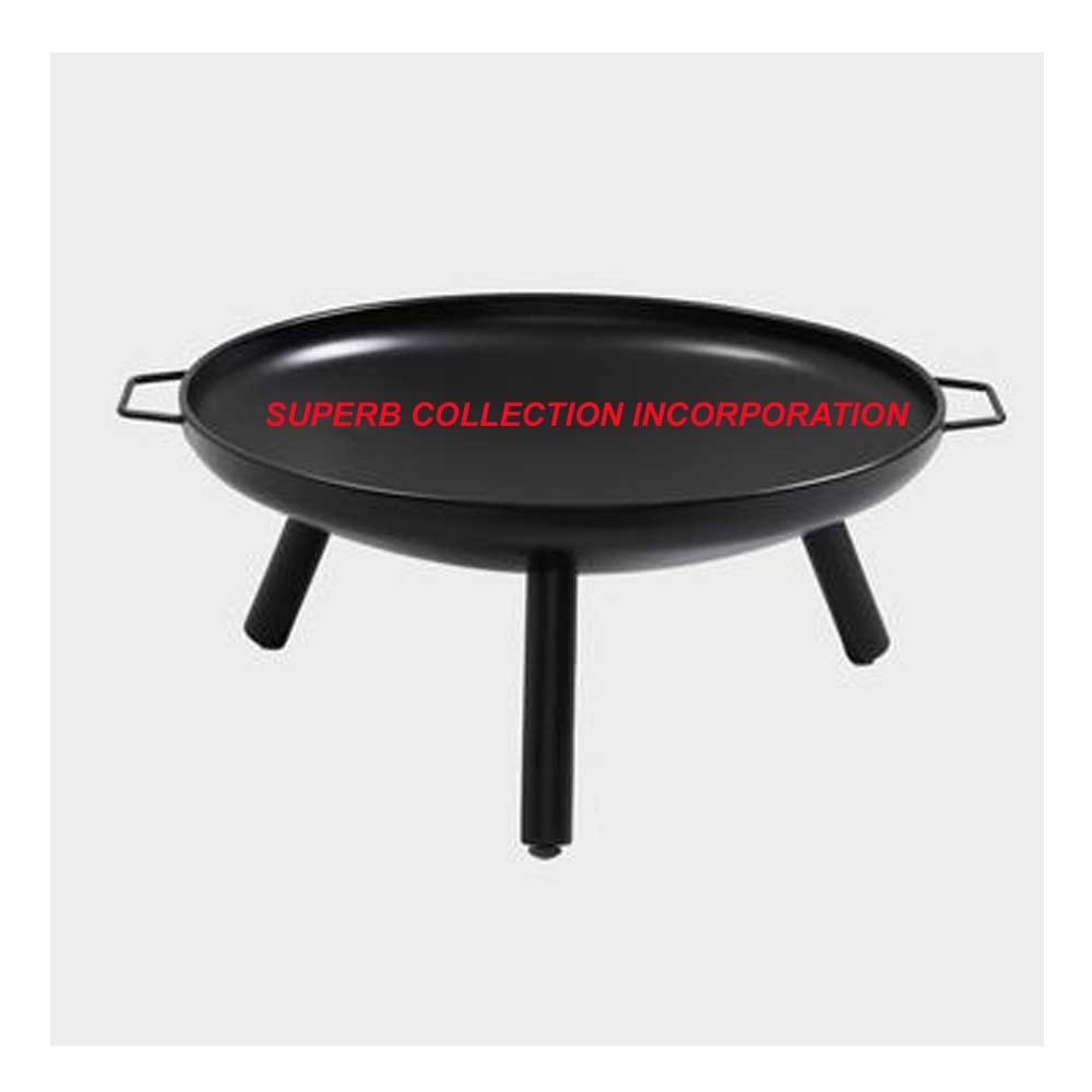 Glossy Black Big Fire Bowl With Stand Black Indoor and Outdoor Used Wholesale and Suppliers