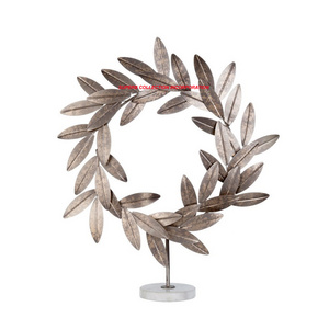 Copper Antiqui Wreath Metal Decorative Sculpture For Tabletop Wholesale and Suppliers