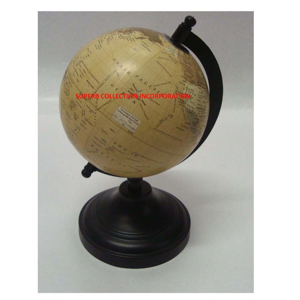 Uniqui Luxury Wooden World Globe For Staff Room