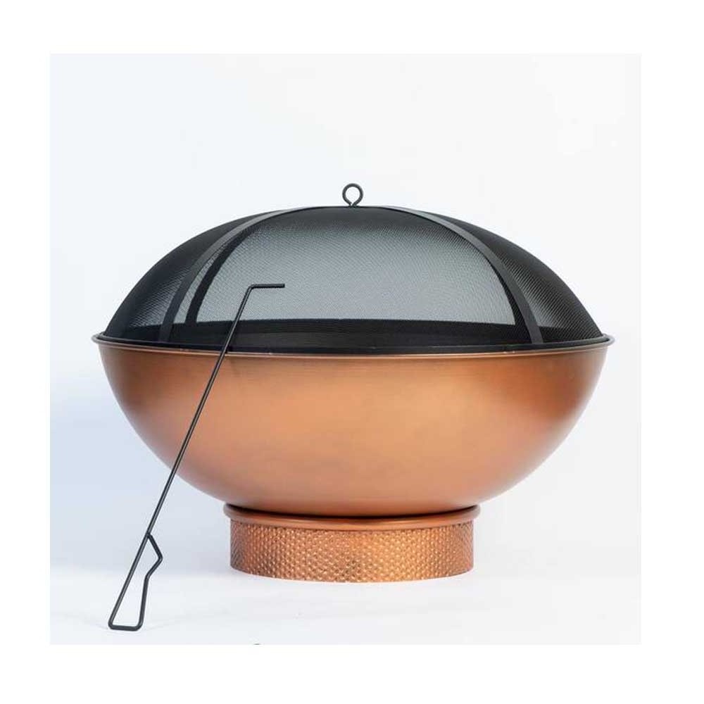 Outdoor OEM Firepit Copper Antiqui and Black Stand FirePlace Fire pit Wholesale and supplier high Quality