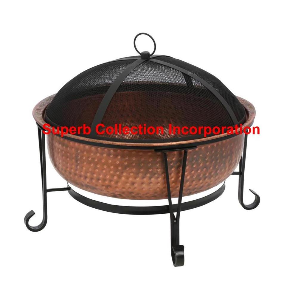 Fire Pit Custom Metal Indoor and Outdoor Iron Black Fire Pit