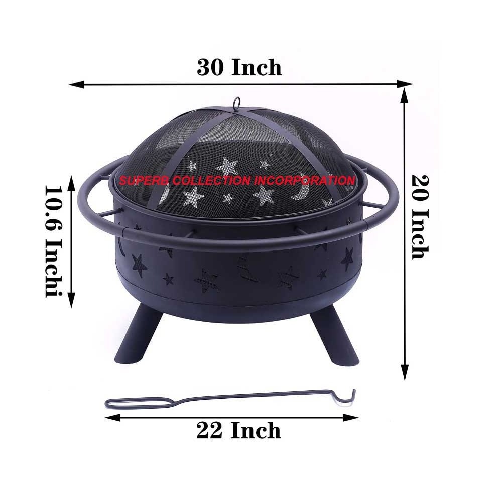 Luxury Antiqui Garden Outdoor Firepits/Firepit Handmade iron Heavy Metal OEM Suppliers and Wholesale