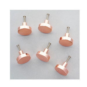 Rose Gold Custom Made Solid Luxury and Modern Design Kitchen Drawer Cabinet Pull Knobs Cheap Price and High Quality