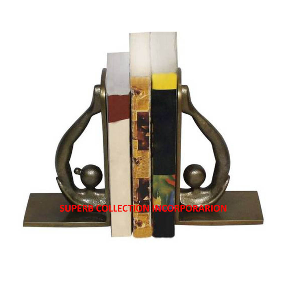 Antiqui and Vintage Solid Metal Loaded Bookends For Selling and High Quality Made In india