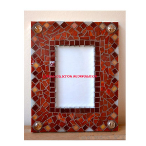 Red Mosaic Luxury and New Design Photo Frame Handmade Fancy Design Home Wall Decorative Photos Frames