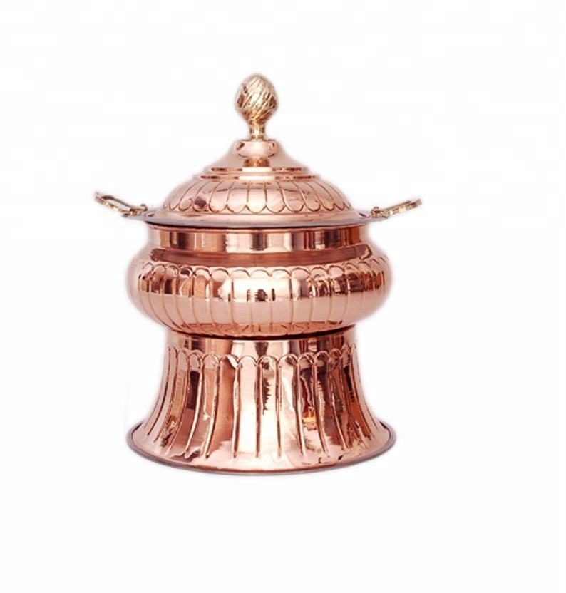 Catering Copper Chafing Dish Handmade MAde India For Wedding Used