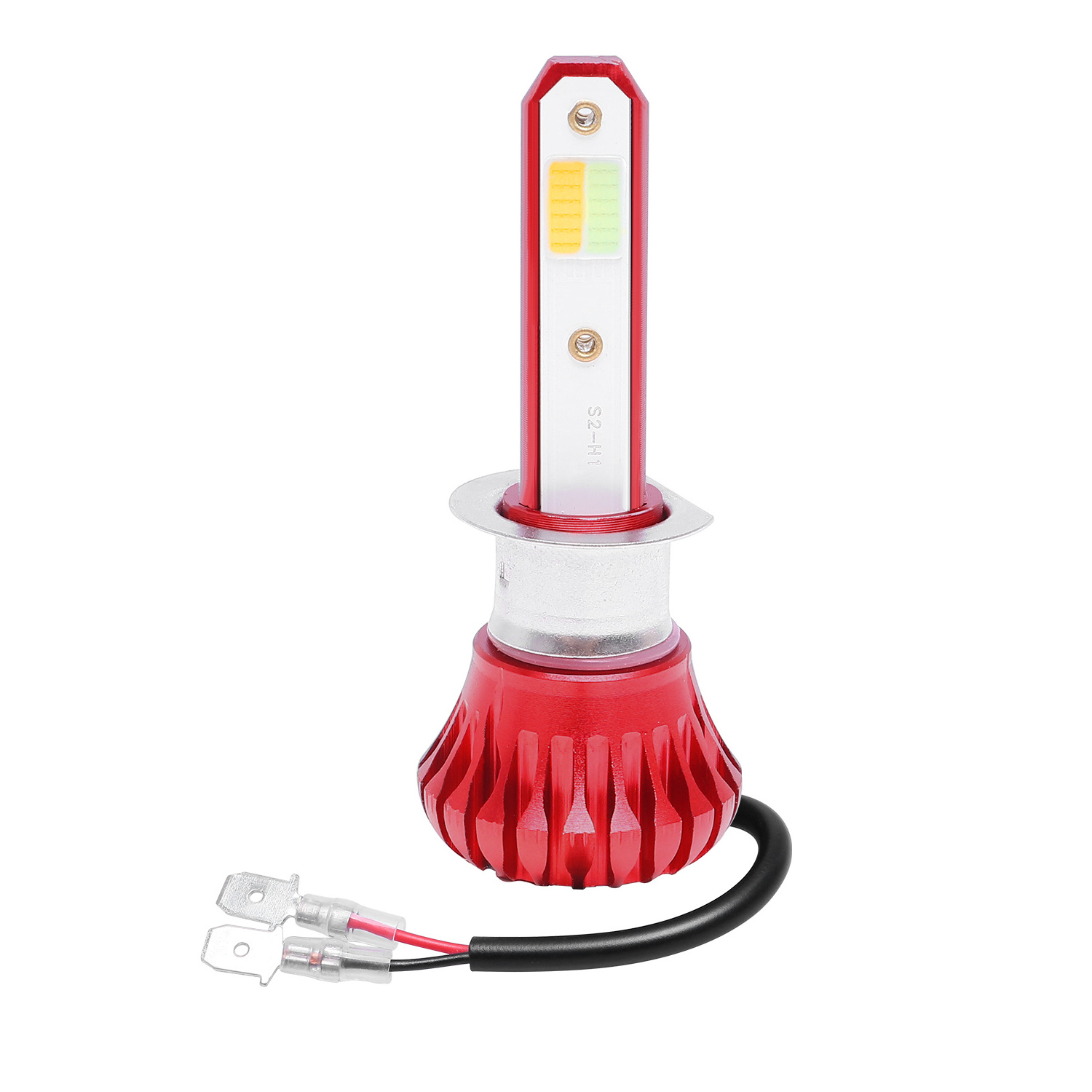 High Performance Multiple Color 6000K 8000K 3000K Red Body Led Motorcycle Tail Light Fog Lamp H1 H3 LED Bulbs