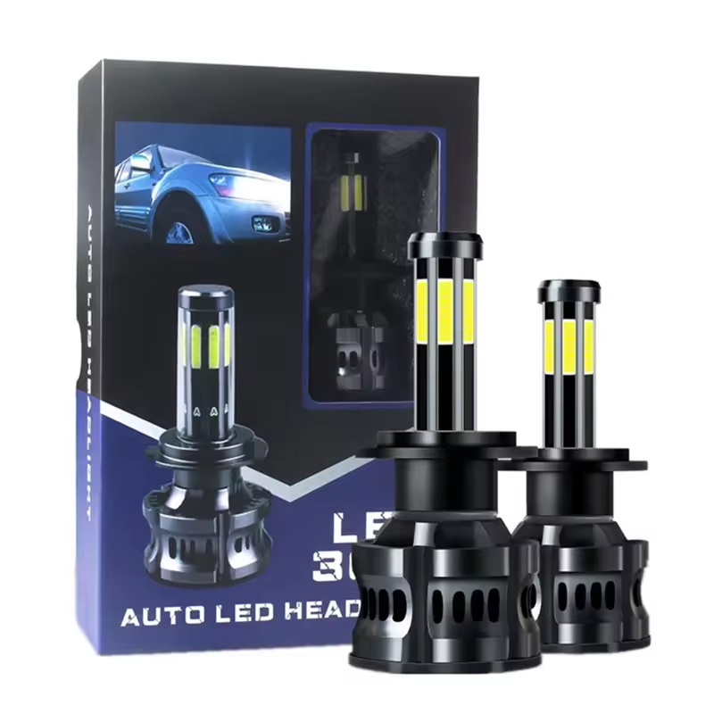 Superbleds 8 Sides S8 50 Watts Led Headlights Bulbs 12V 24V 10000LM 6500k H1 H3 H4 H7 H11 9005 9006 9012 Headlamp for Cars