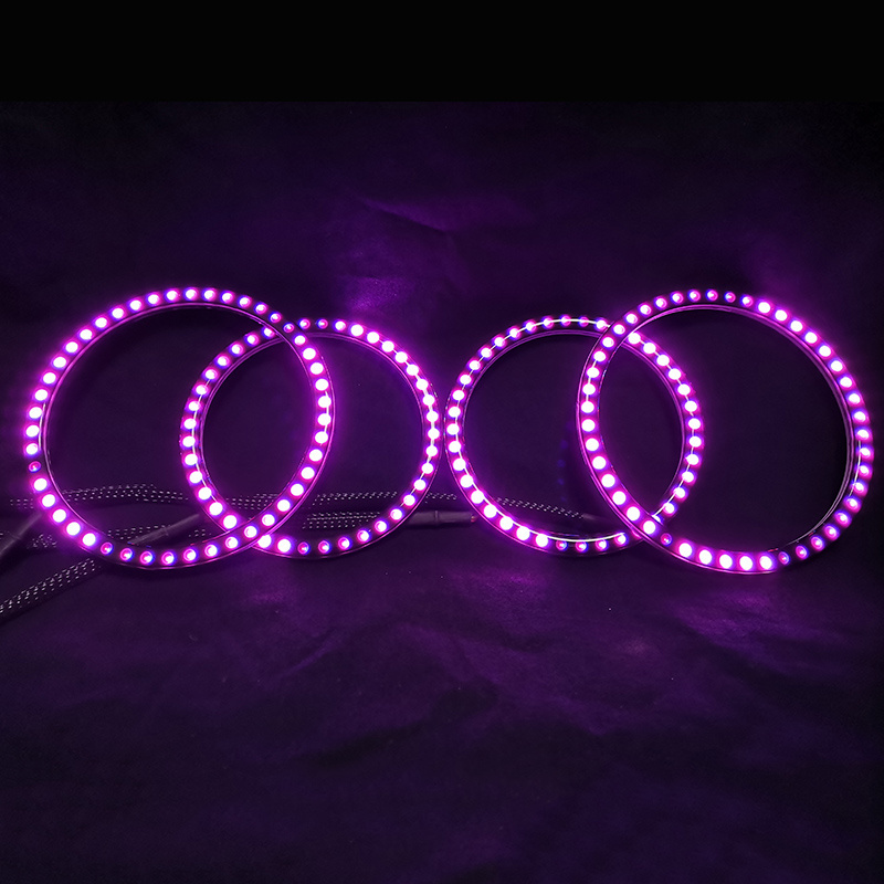 New Arrival waterproof chasing flow led TInt halo rings for Dodge Charger accessories