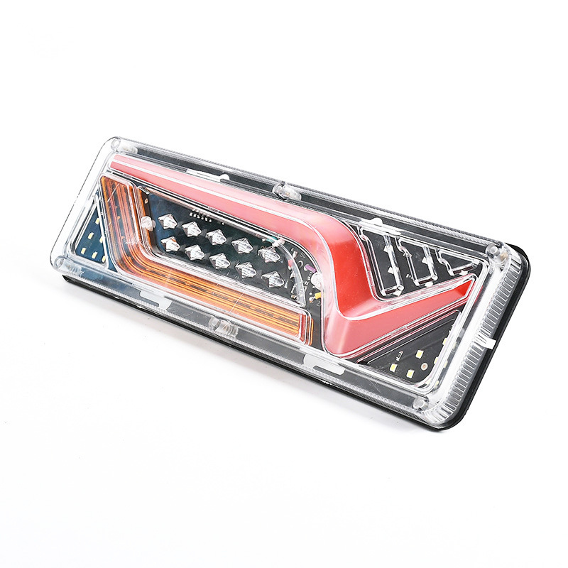 Universal Submersible Rectangular Utility Rear Boat Trailer Triple 12V 24V Led Travel Tail Clearance Lights For Trailers