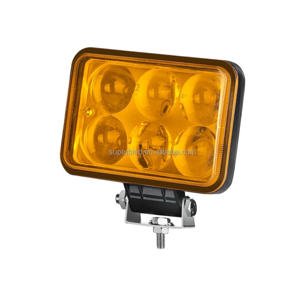 18W 5D led work light amber fog light