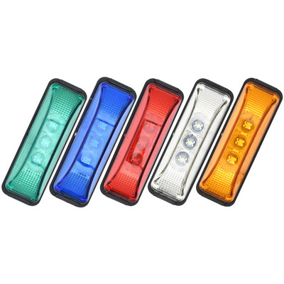 3.9 Inch 3 Led Utility Clearance Submersible Stop Turn Tail Lamp Rectangle Led Travel Trailer Tail Lights For Trailer