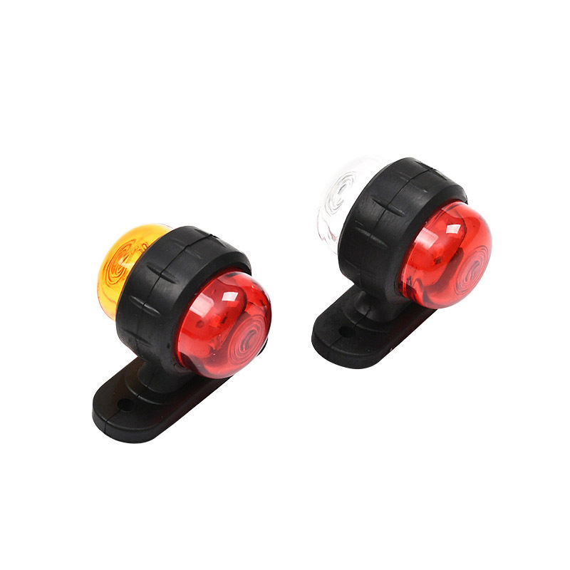 Red Amber White Double- face 60x40mm Boat Trailer Led Utility Trailer Clearance Lamp Assembly For Bullet Truck Trailer