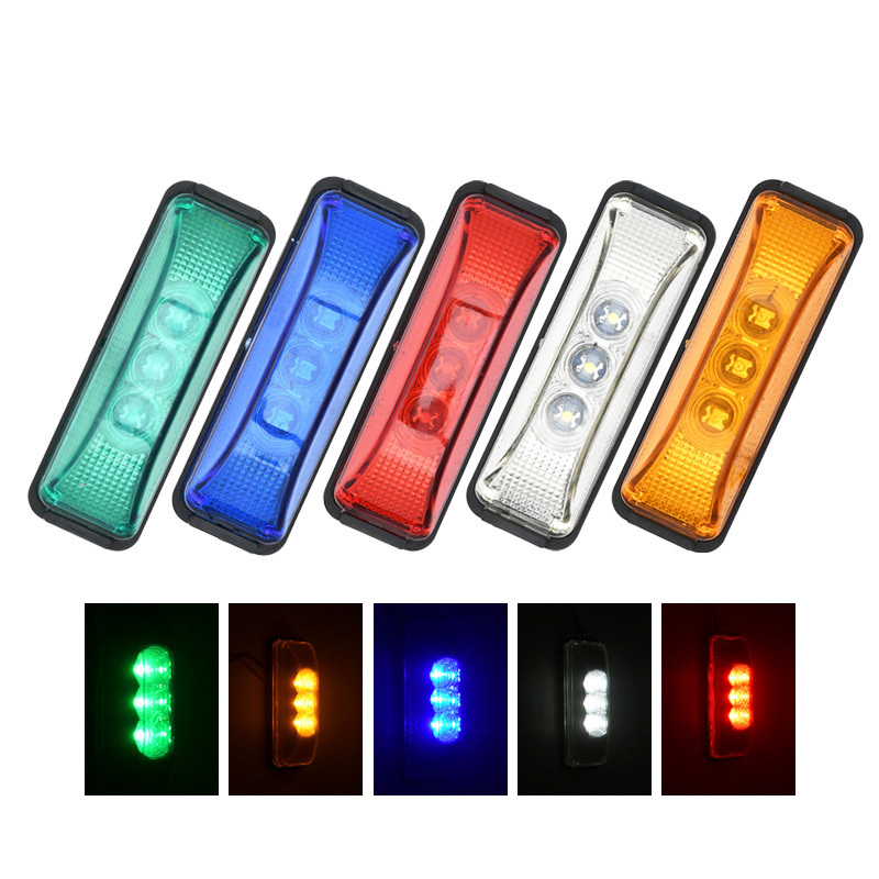 3.9 Inch 3 Led Utility Clearance Submersible Stop Turn Tail Lamp Rectangle Led Travel Trailer Tail Lights For Trailer