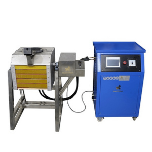 Superbmelt CE Hydraulic Tilting Industrial Cast Iron Induction Melting Furnace For Sale