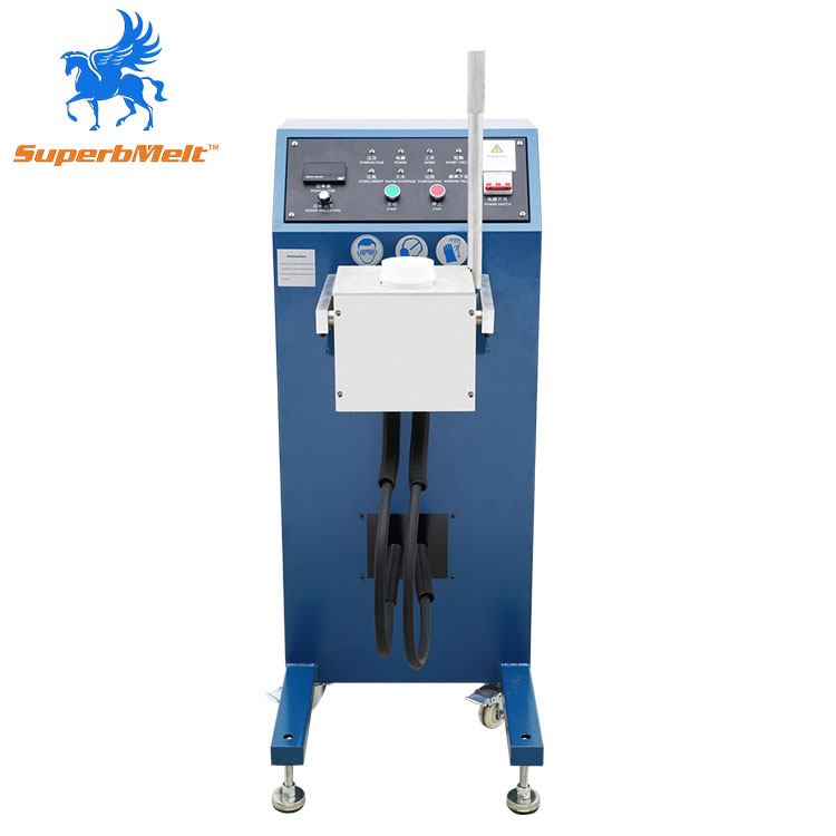 SuperbMelt 8KG 10KG 15KW Aluminum Copper Silver Fast Safe Smelting Precious Metal IGBT Gold Induction Tilting Melting Furnace