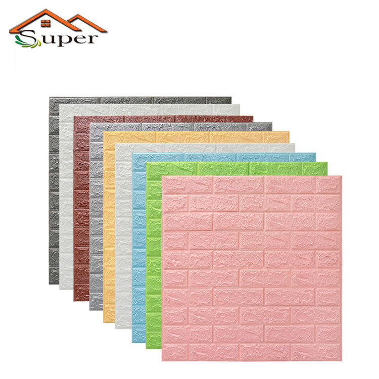 Others Wallpaperswall Peel And Stick Interior Walls Pvc Foam Sheets Coating Moulded Brick Look Panels