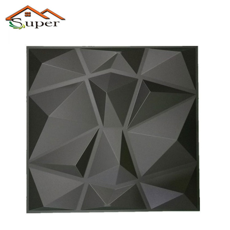 Decorative Wall Panels Interior PVC Art 3D Paneling Textured 3D Design Diamond Wallpaper