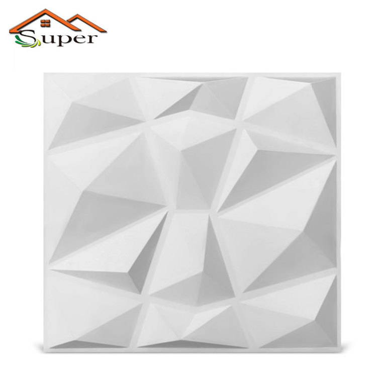 Decorative Wall Panels Interior PVC Art 3D Paneling Textured 3D Design Diamond Wallpaper