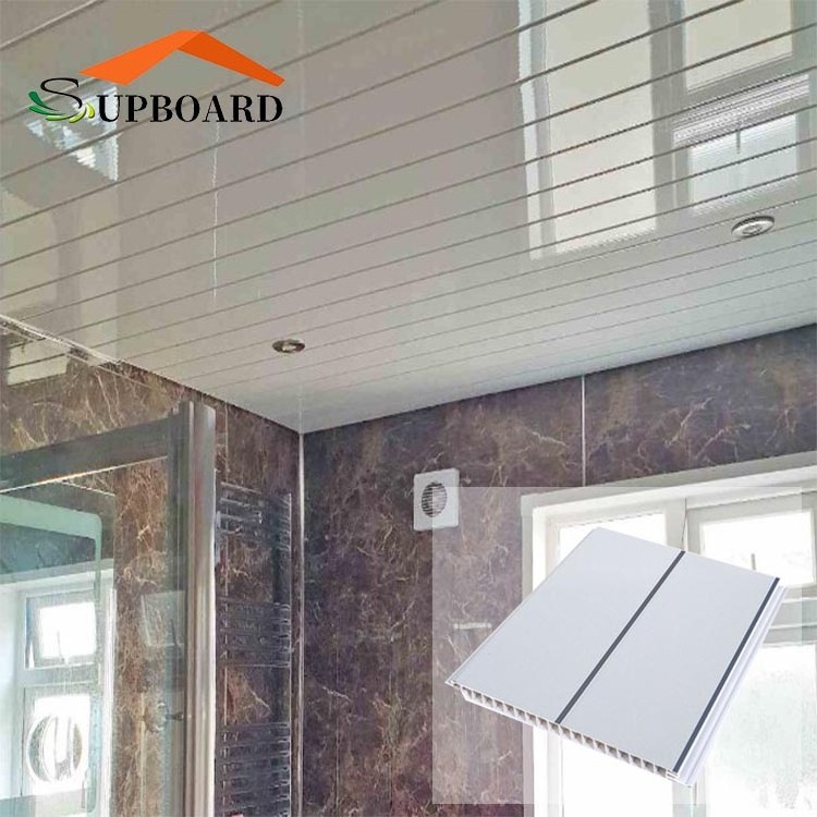 Low Price Bathroom Water Resistant Interior PVC Ceiling Panels